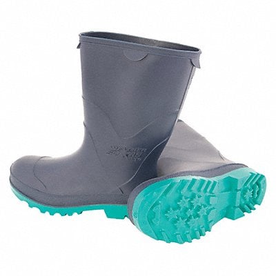 Rain Boot PVC Youth Blue/Grn Size06 PR MPN:11768