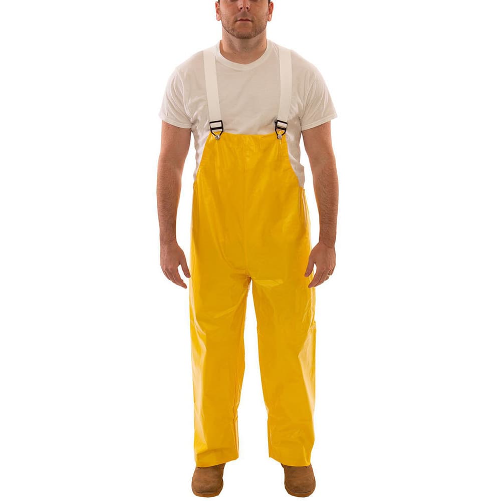 Rain & Chemical Wear, Garment Style: Overalls , Protection Type: Waterproof, Mildew Resistant , Size: Large , Material: PVC On Polyester Fabric  MPN:O32007.LG