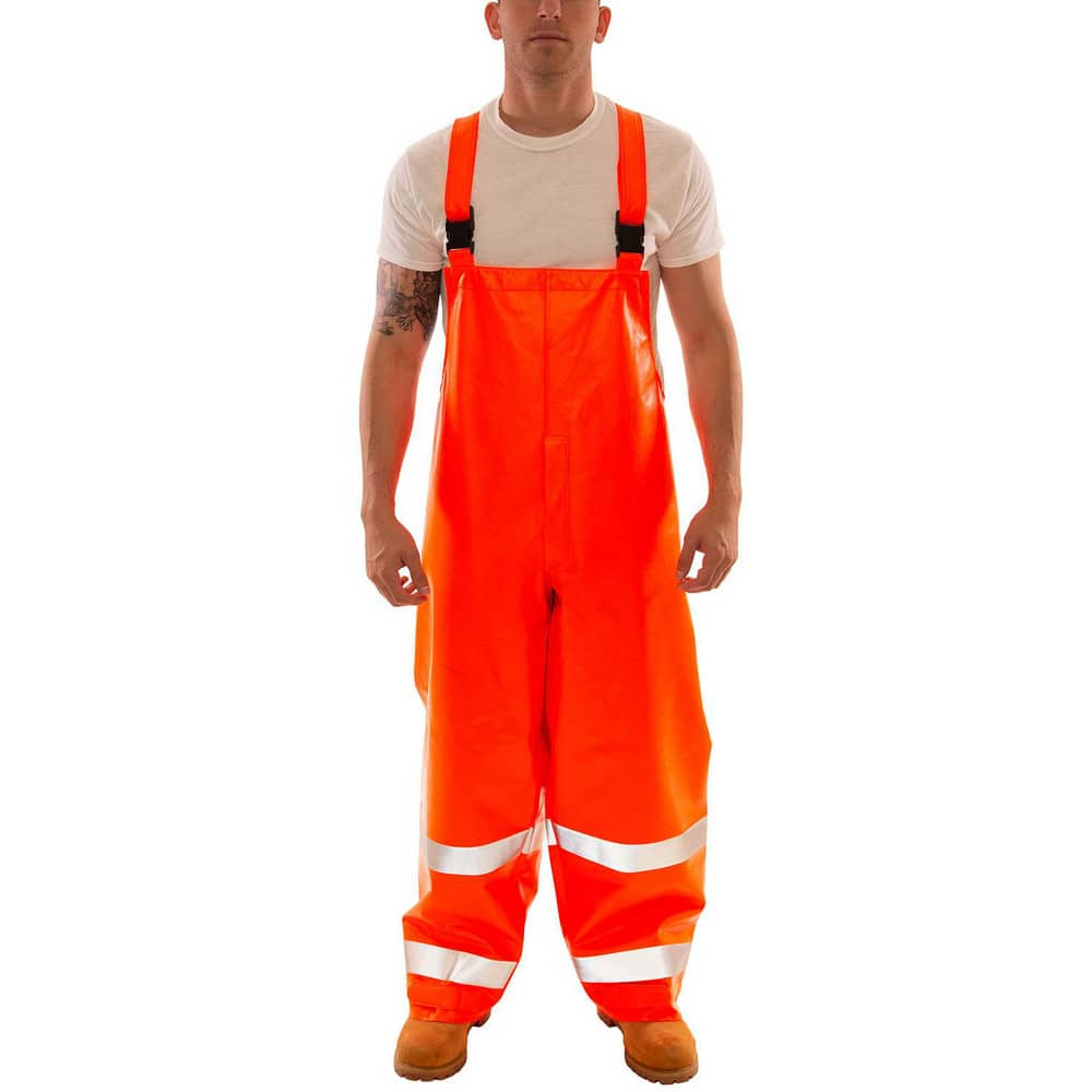 Rain & Chemical Wear, Garment Style: Overalls , Protection Type: Flame-Resistant , Size: 2X-Large , Material: PVC on Nomex , High Visibility: Yes  MPN:O44129.2X