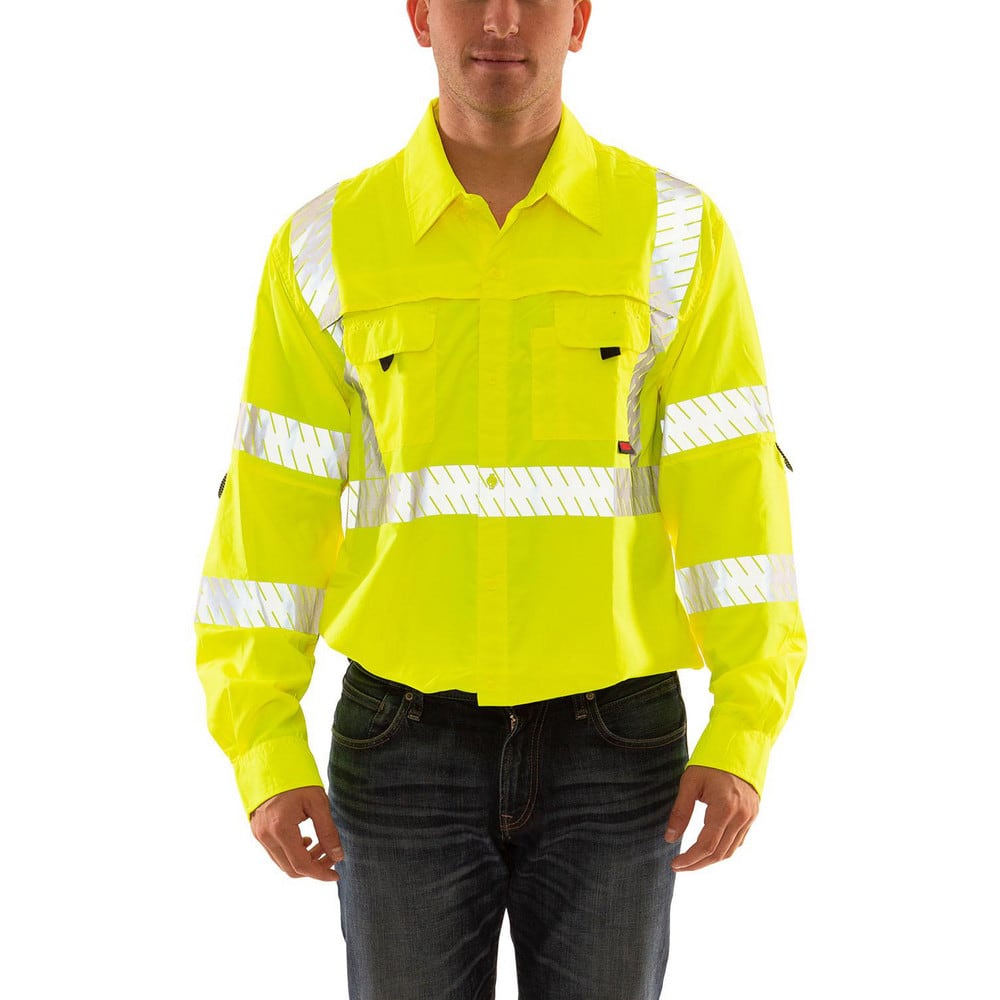 Shirts, Color: Fluorescent Yellow-Green  MPN:S76522.LG