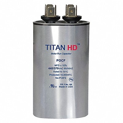 Motor Run Capacitor 50 MFD 3 13/32  H MPN:POCF50A