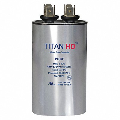 Motor Run Capacitor 5 MFD 2 1/16  H MPN:POCF5A