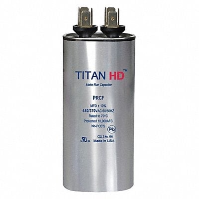 Motor Run Capacitor 10 MFD 2 7/8  H MPN:PRCF10A