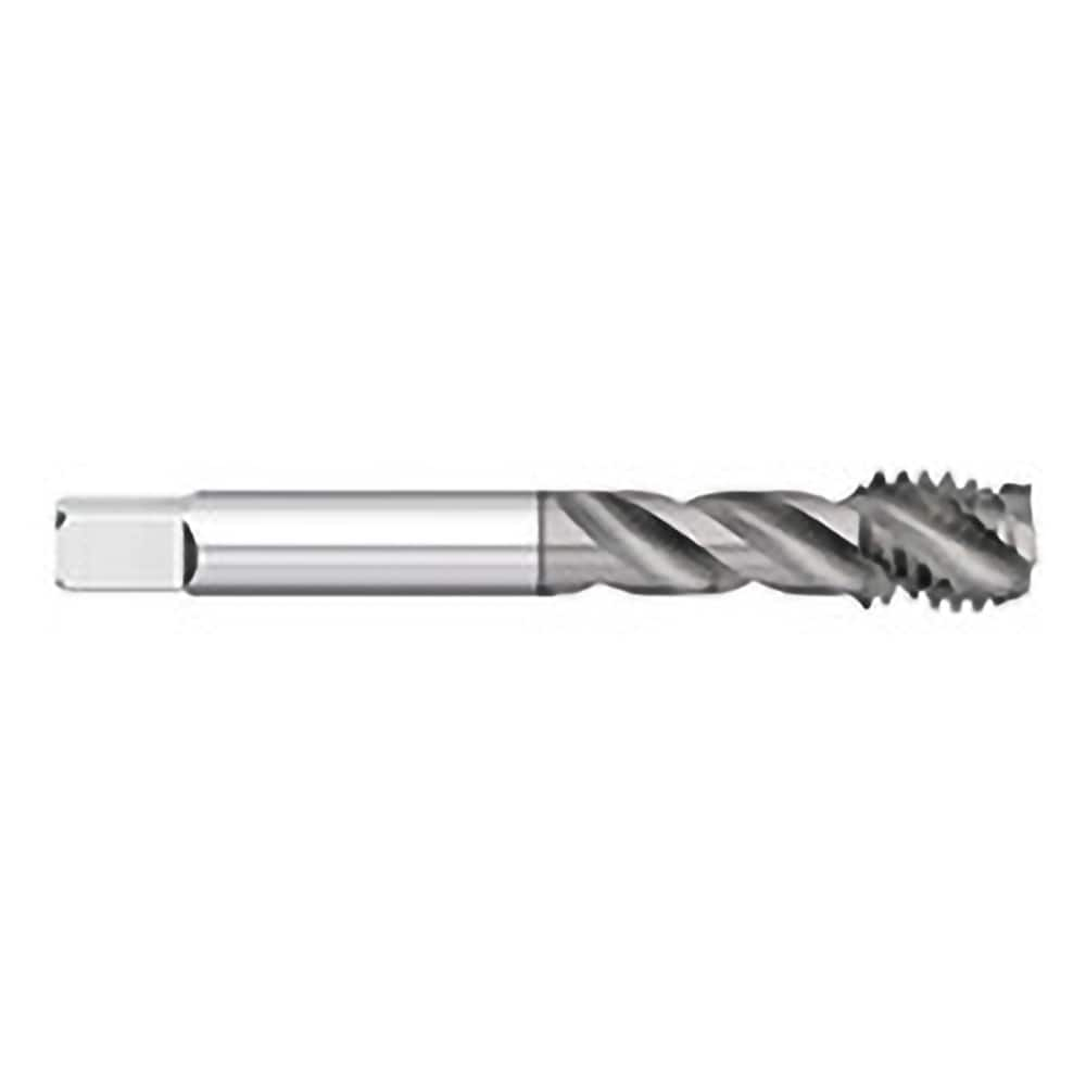 Spiral Flute Tap: #2-56, UNC, 2 Flute, Semi-Bottoming, 2B & 3B Class of Fit, Powdered Metal, TiCN Finish MPN:TT97603