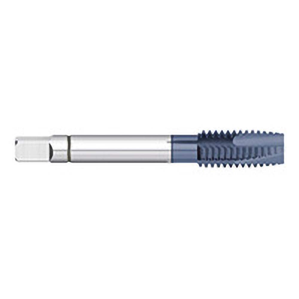 Spiral Point Tap: M2.5x0.45 Metric, 2 Flutes, Plug Chamfer, 6H Class of Fit, Powdered Metal, AlTiN Coated MPN:TT98418