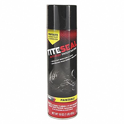 Auto Body Undercoating Black 16 oz. MPN:T1616