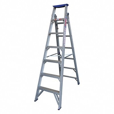 Dual Purpose Ladder 7 ft H Aluminum MPN:PRODP7