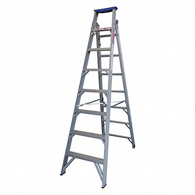 Dual Purpose Ladder 8 ft H Aluminum MPN:PRODP8