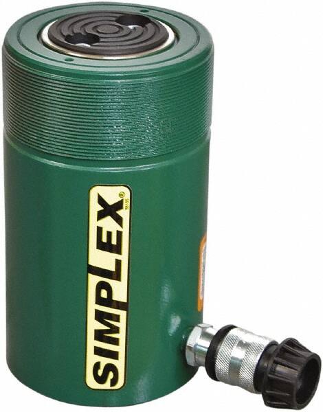 Portable Hydraulic Cylinder: Single Acting, 95.4 cu in Oil Capacity MPN:R756