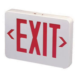 Emergi-Lite ELXN400RN Thermoplastic Exit Sign - Red LED AC & Battery Backup ELXN400RN