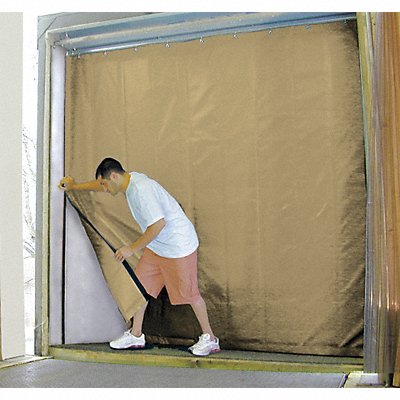 Insulated Truck Curtain 8 ft H x 8 ft W MPN:999-00277