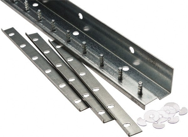 3Ft. Long Galvanized Steel Dock Strip Door Mounting Hardware MPN:HW10-L-UM-03