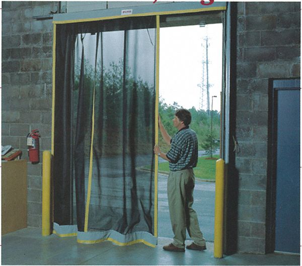 Curtain Door 11 oz PVC Mesh 10 ft H MPN:999-10403