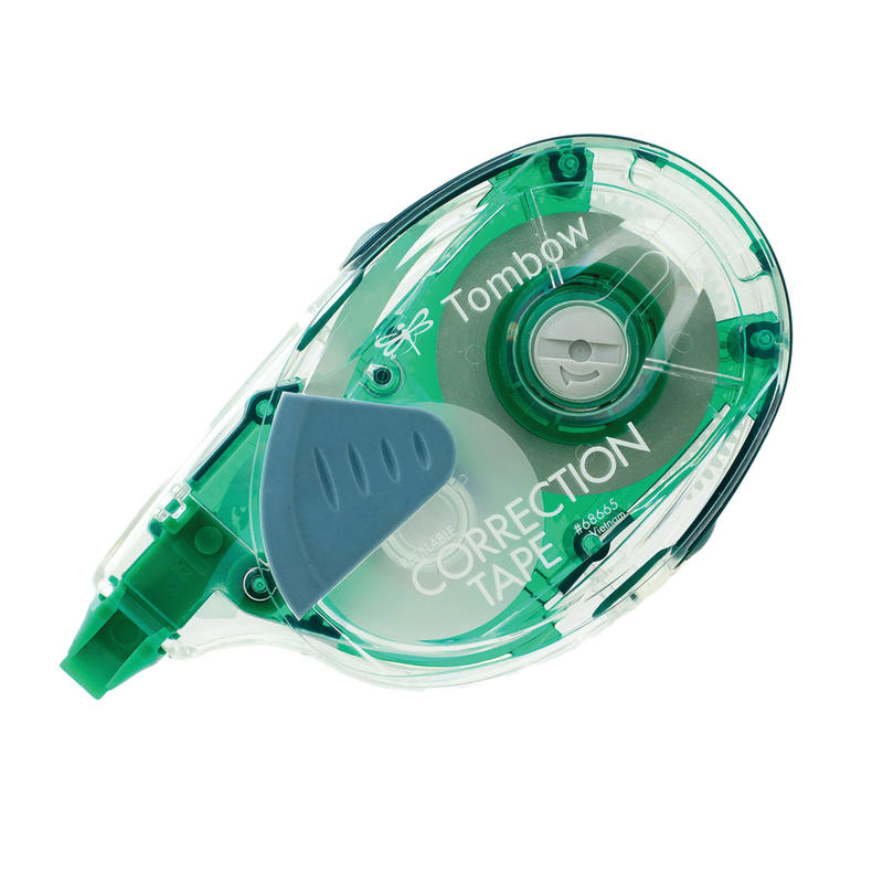 Tombow Mono Correction Tape, Single Line, 394in, White (Min Order Qty 12) MPN:68665