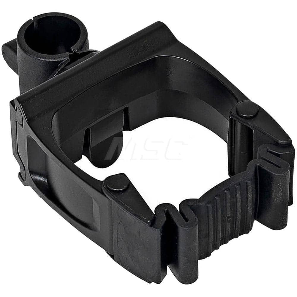 Motion Tool Holder & 22 mm Clamp for Janitorial Carts, Fixed Pipes or Attach Directly to Wall, Black MPN:570-22-1