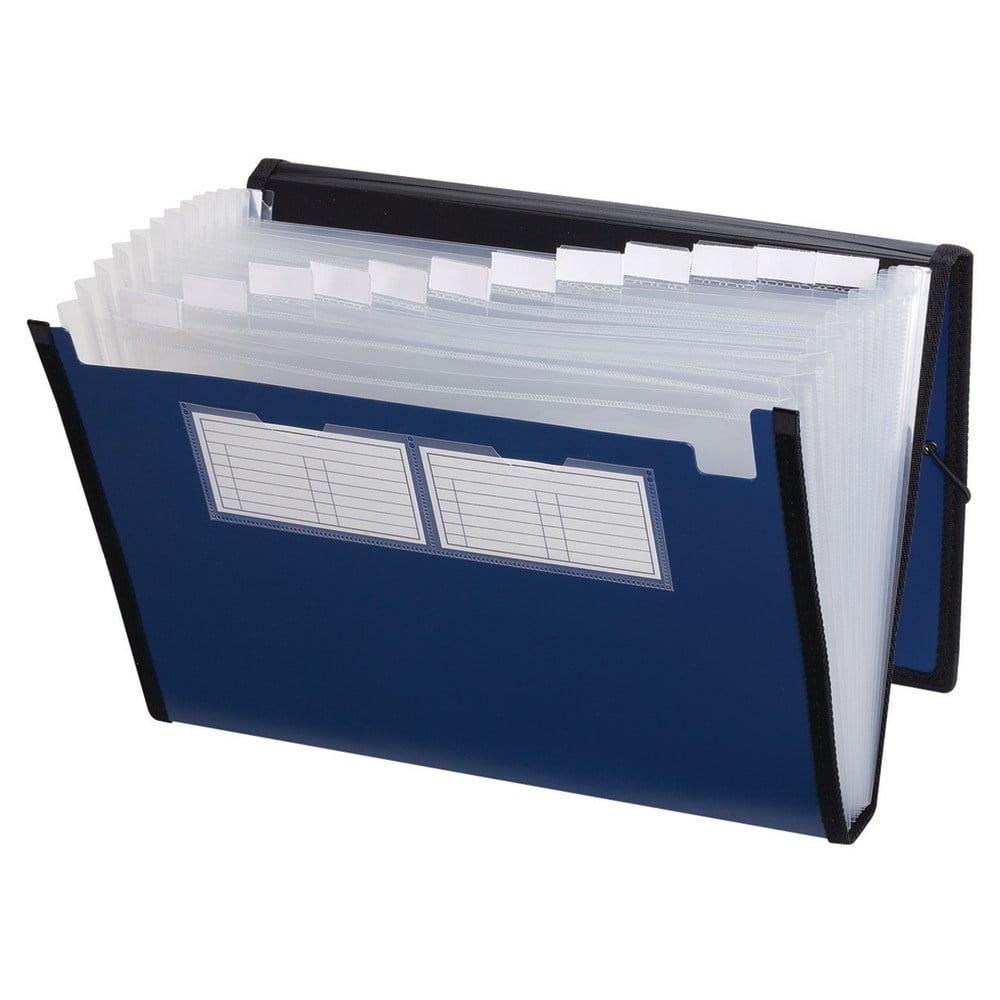 Pendaflex Professional Poly Expanding File, 13 Pockets, Letter Size, Metallic Blue (Min Order Qty 8) MPN:01121