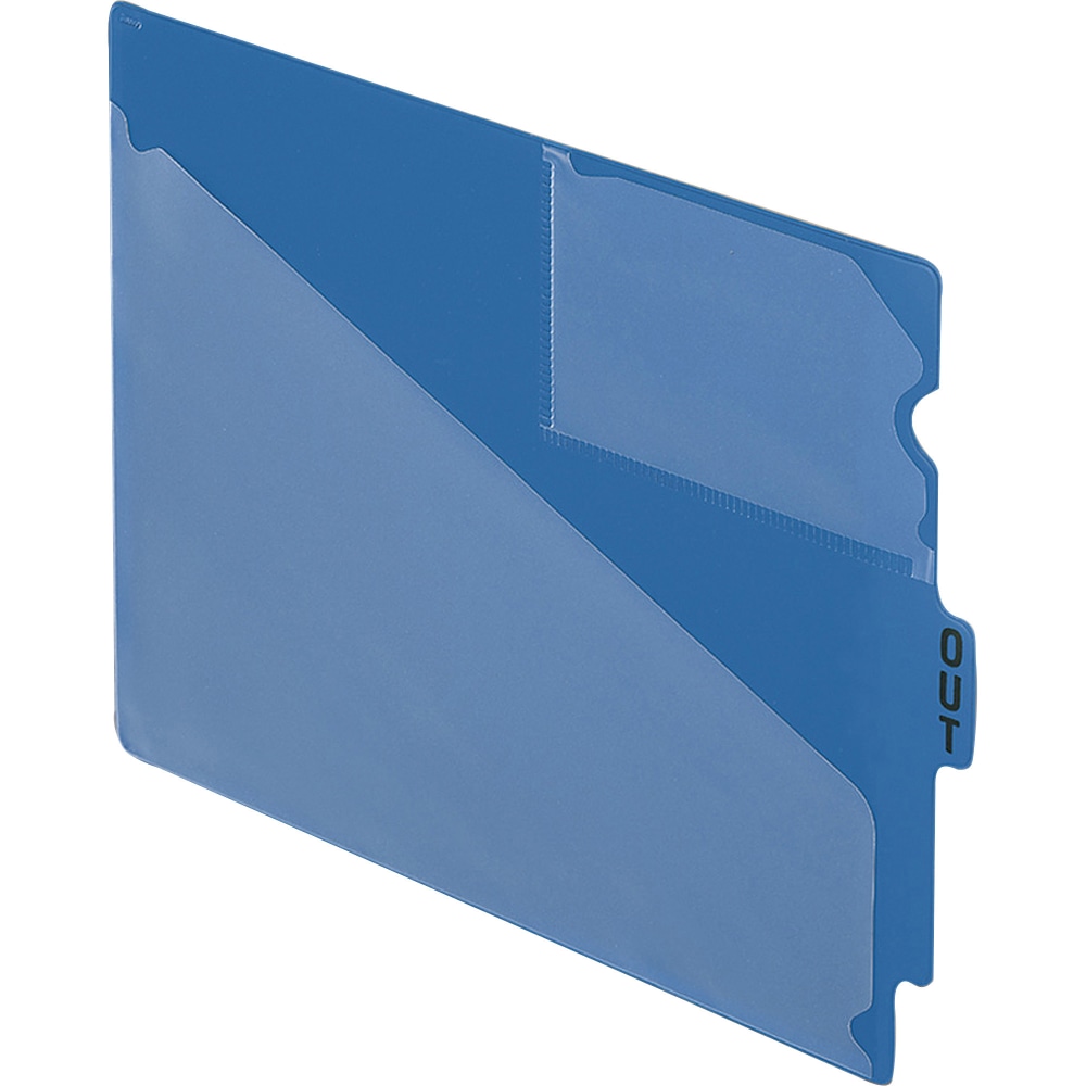 Pendaflex Poly End-Tab Out Guides, Letter Size, Blue, Box Of 50 MPN:13542