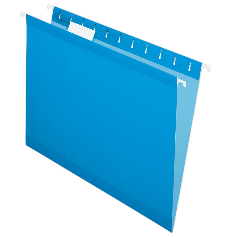 Pendaflex Premium Reinforced Color Hanging File Folders, Letter Size, Blue, Pack Of 25 Folders (Min Order Qty 4) MPN:415215BLU