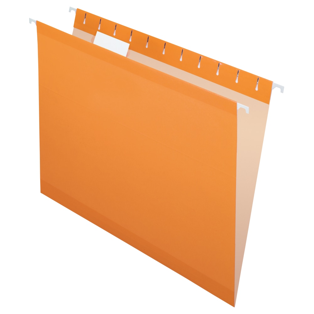 Pendaflex Premium Reinforced Color Hanging Folders, Letter Size, Orange, Pack Of 25 (Min Order Qty 2) MPN:415215ORA