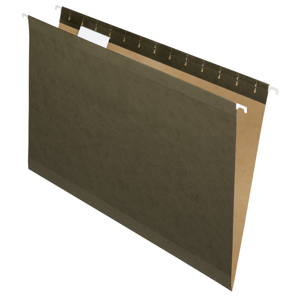 Pendaflex Premium Reinforced Hanging Folders, 1/3 Cut, Legal Size, Standard Green, Pack Of 25 (Min Order Qty 3) MPN:415313