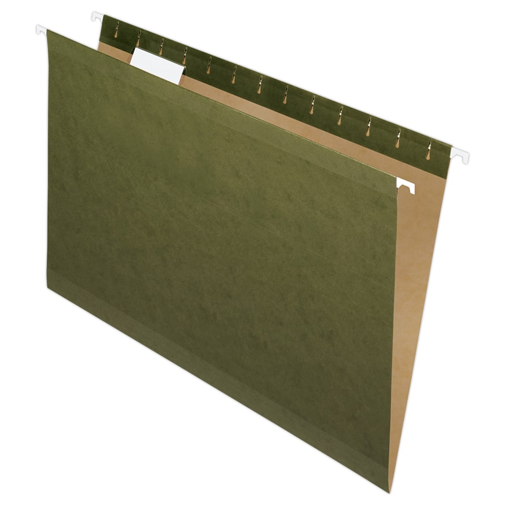 Pendaflex Premium Reinforced Hanging Folders, 1/5 Cut, Legal Size, Standard Green, Pack Of 25 (Min Order Qty 3) MPN:415315