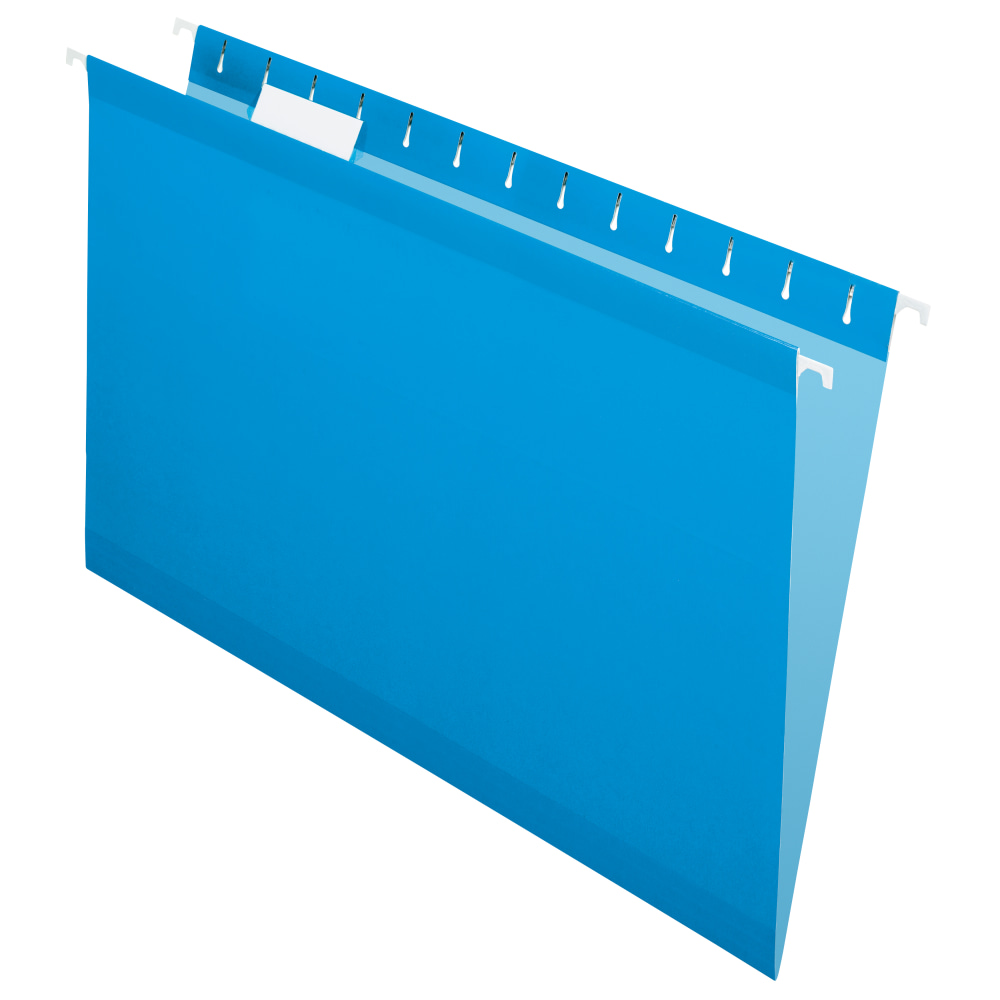 Pendaflex Premium Reinforced Color Hanging File Folders, Legal Size, Blue, Pack Of 25 Folders (Min Order Qty 2) MPN:415315BLU