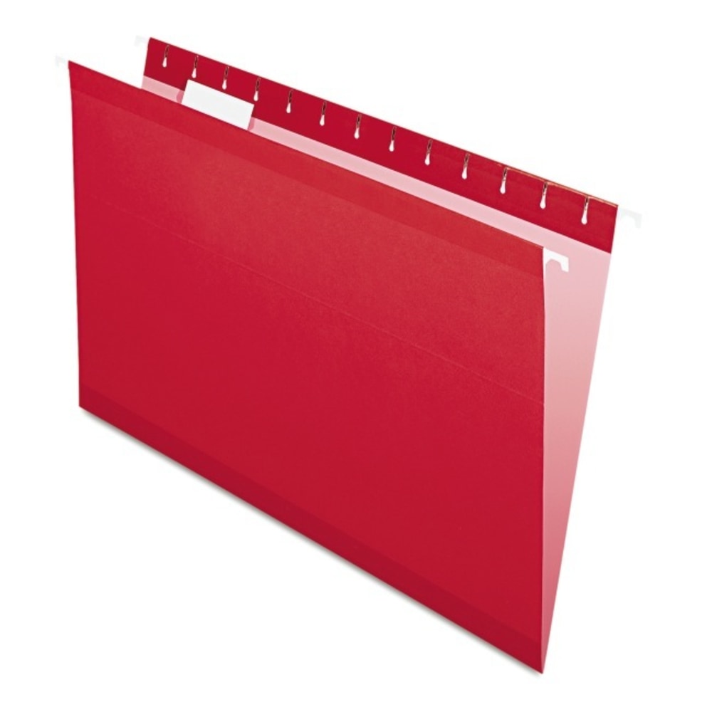 Pendaflex Premium Reinforced Color Hanging File Folders, Legal Size, Red, Pack Of 25 Folders (Min Order Qty 2) MPN:415315RED