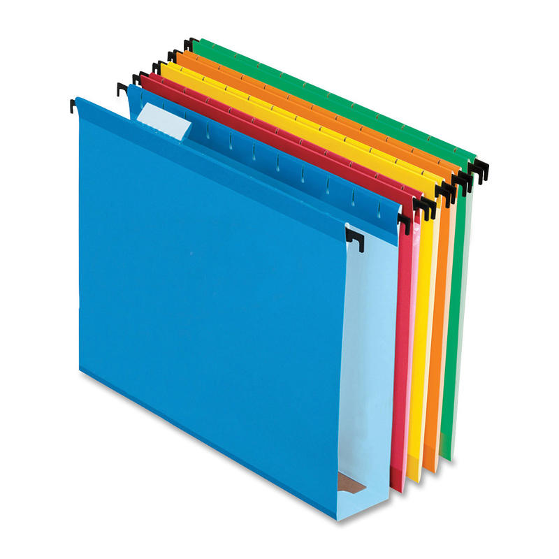 Pendaflex Extra-Capacity Hanging File Folders, 2in Expansion, Letter Size, Assorted Colors, Box Of 20 Folders (Min Order Qty 2) MPN:6152X2ASST