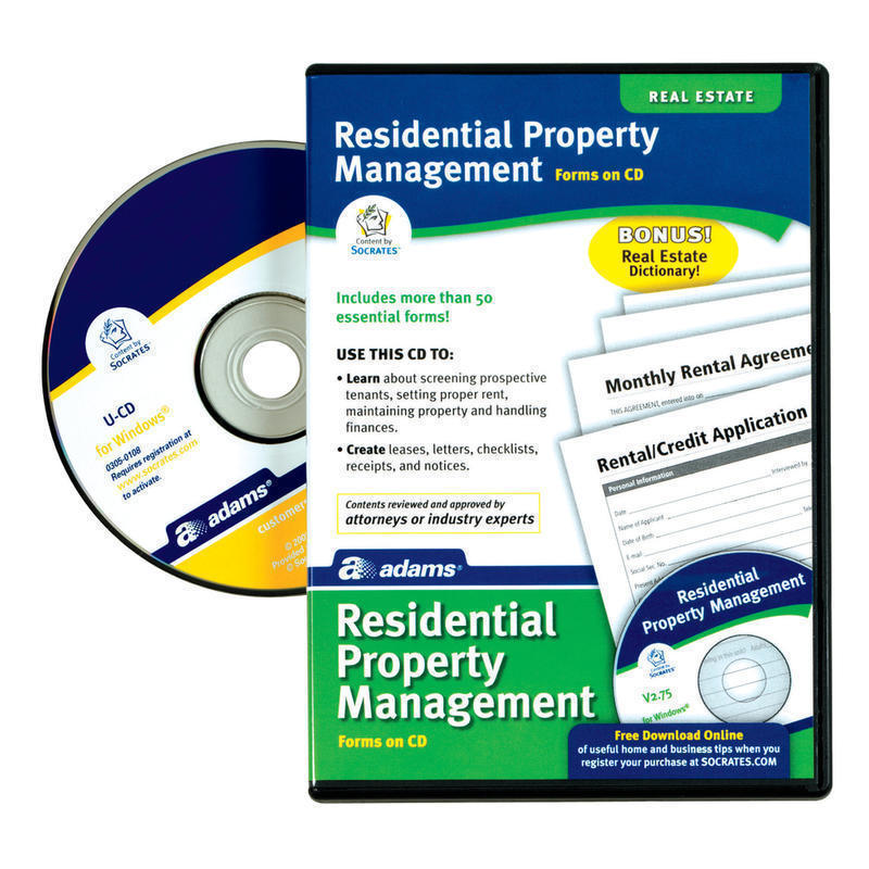 Adams Residential Property Management (Min Order Qty 3) MPN:SS505