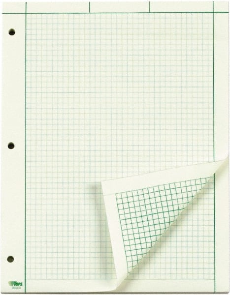 Engineering Computation Pad: 100 Sheets, Quadrille Ruled, Green Paper MPN:TOP35500