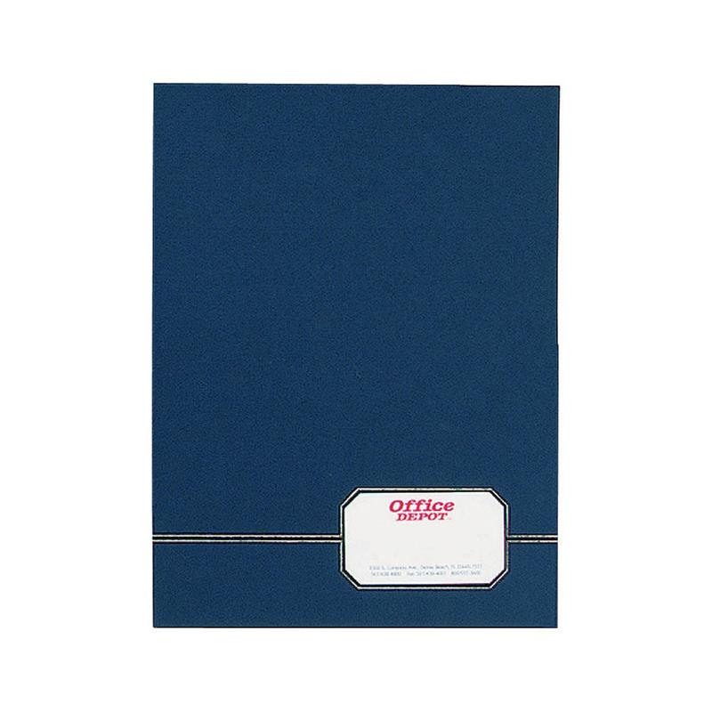 Oxford Monogram Executive Twin Pocket Folder, Letter Size, Blue/Gold, Pack Of 4 (Min Order Qty 3) MPN:4162