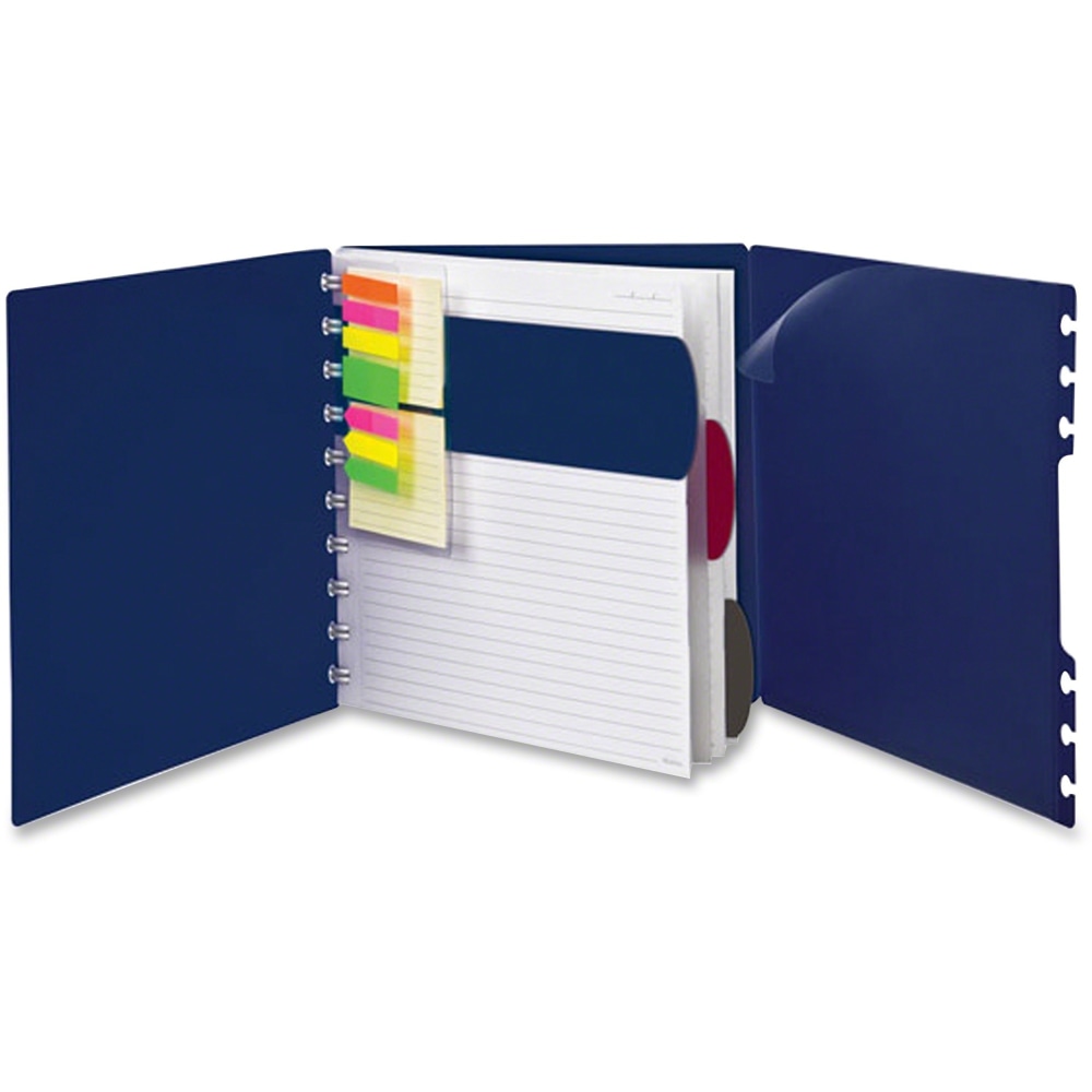 TOPS Ampad Versa Crossover Notebook, 8 1/2in x 11in, 60 Sheets, Navy (Min Order Qty 2) MPN:25634