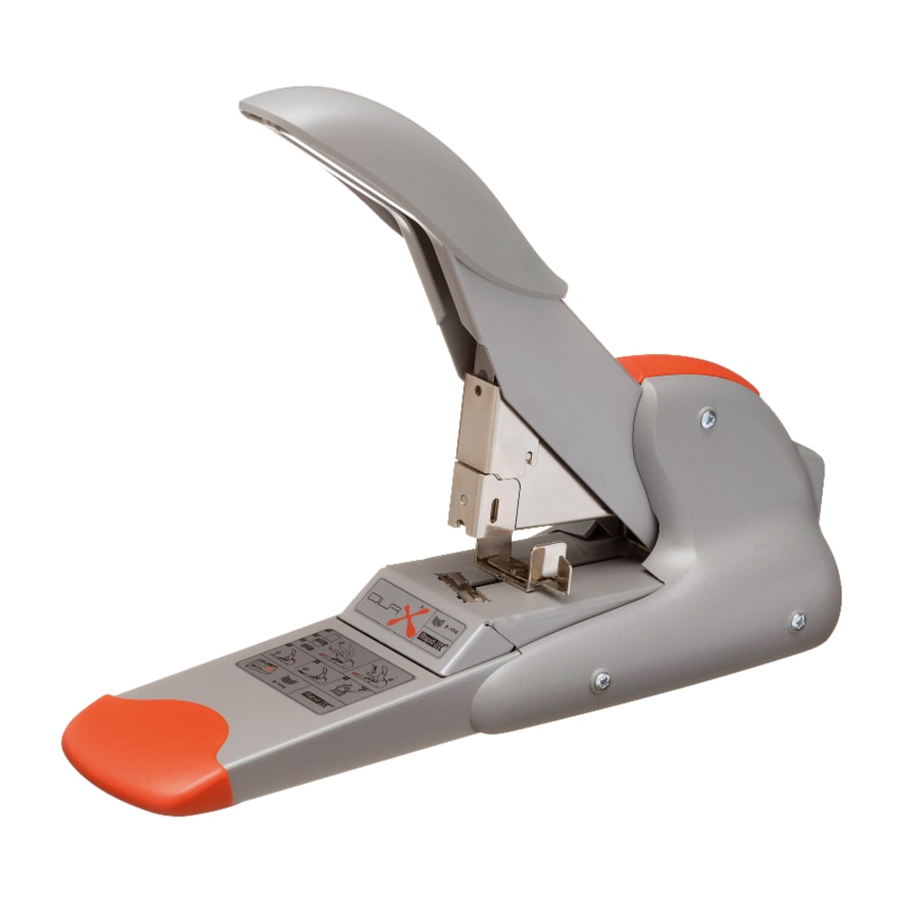 Rapid Duax Heavy-Duty Stapler, Silver/Orange MPN:73338