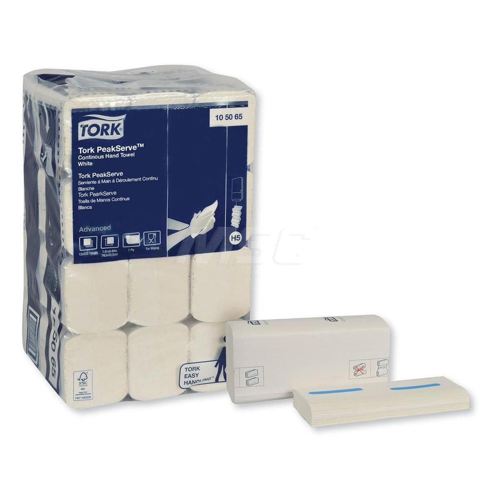 Paper Towels: Continuous Roll, Pack, 1 Ply, White MPN:TRK105065