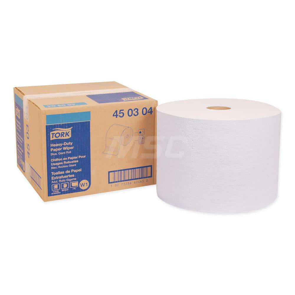 Paper Towels: Hard Roll, Roll, 1 Ply, Blue MPN:TRK450304