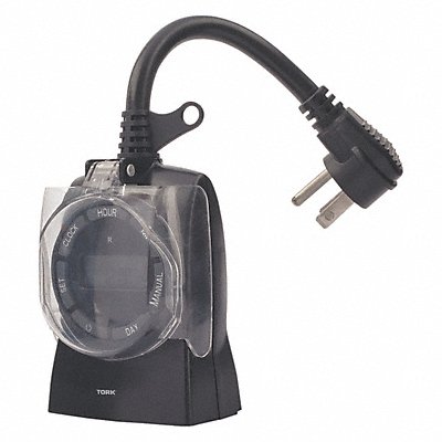Plug In Timer Blk Outdoor 125V Digital MPN:642E
