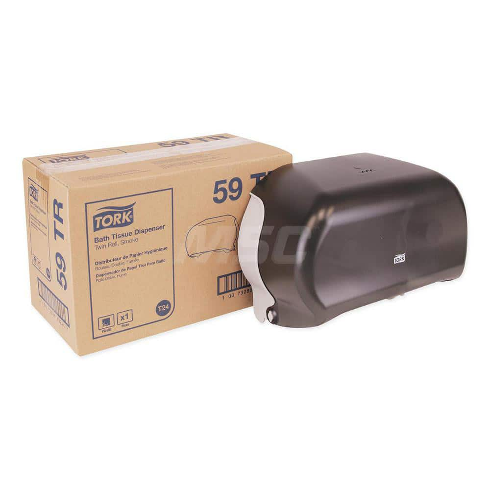 Toilet Tissue Dispensers, Roll Type: Standard Roll, Color: Smoke, Material: Plastic MPN:TRK59TR