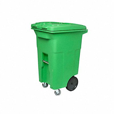 Lime Green Caster Cart 64 gal. MPN:ACG64-00LIM