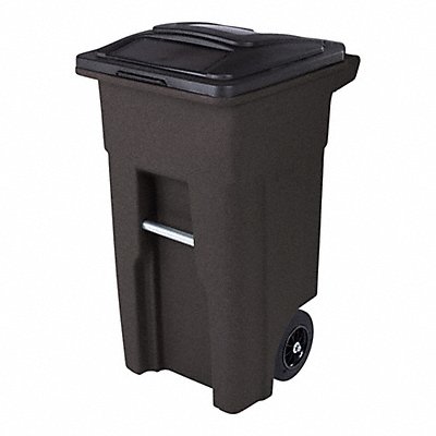 Brownstone 2Wheel Trash Can 32 gal. MPN:ANA32-00BST