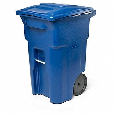 Blue 2Wheel Trash Can 64gal. MPN:ANA64-00BLU