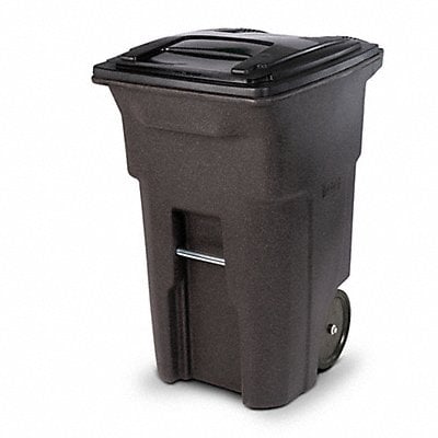 Brownstone 2Wheel Trash Can 64gal. MPN:ANA64-00BST