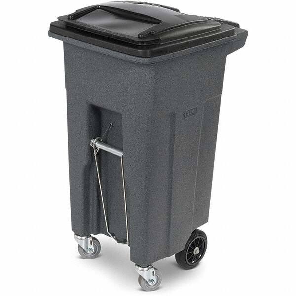 32 Gal Rectangle Graystone Trash Can MPN:ACC32-11289