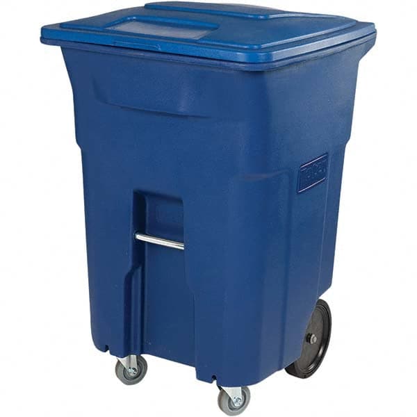 96 Gal Rectangle Blue Trash Can MPN:ACC96-00BLU