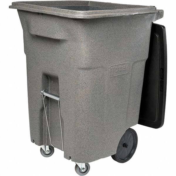 96 Gal Rectangle Graystone Trash Can MPN:ACC96-11215