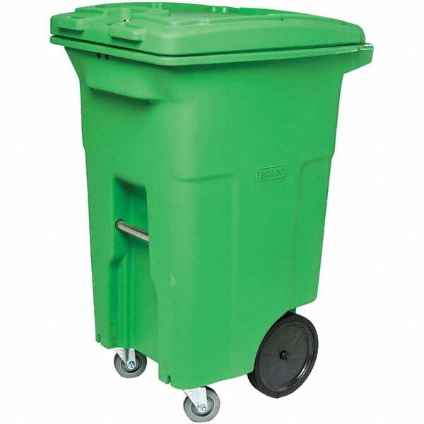 64 Gal Rectangle Lime Green Trash Can MPN:ACG64-00LIM