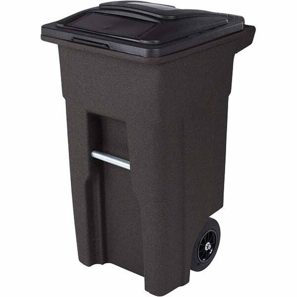 32 Gal Rectangle Brownstone Trash Can MPN:ANA32-00BST