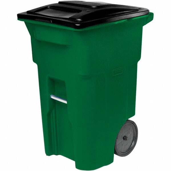 64 Gal Rectangle Waste Green Trash Can MPN:ANA64-10881