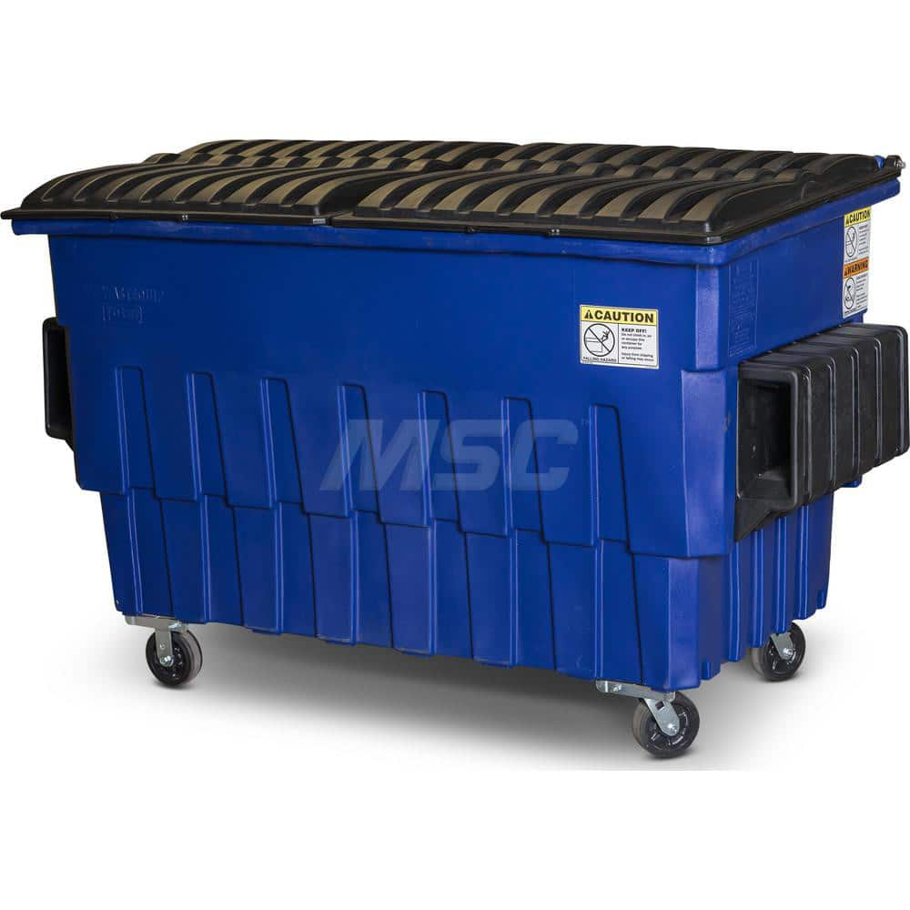 Trash Cans & Recycling Containers, Product Type: Front End Load Dumpster , Container Capacity: 2 cu yd , Container Shape: Rectangle , Lid Type: Sealed Rim  MPN:FL020-U0BLU