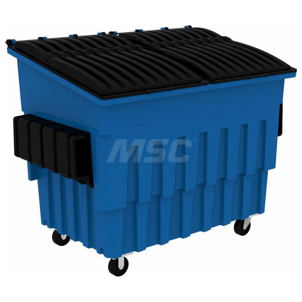 Trash Cans & Recycling Containers, Product Type: Front End Load Dumpster , Container Capacity: 3 cu yd , Container Shape: Rectangle , Lid Type: Sealed Rim  MPN:FL030-U0BLU