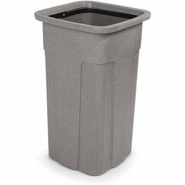 25 Gal Square Graystone Trash Can MPN:SSC25-00GST